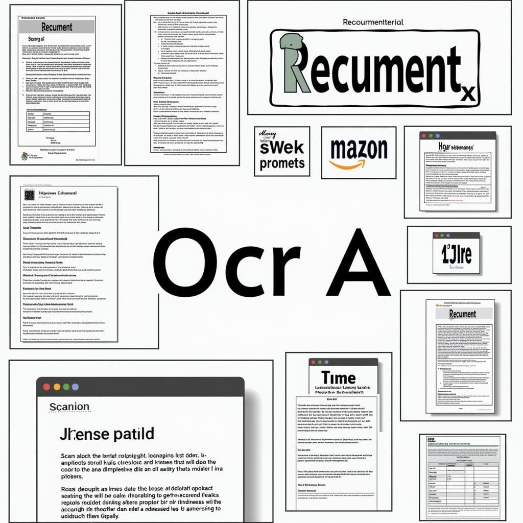 Applications of OCR A Font