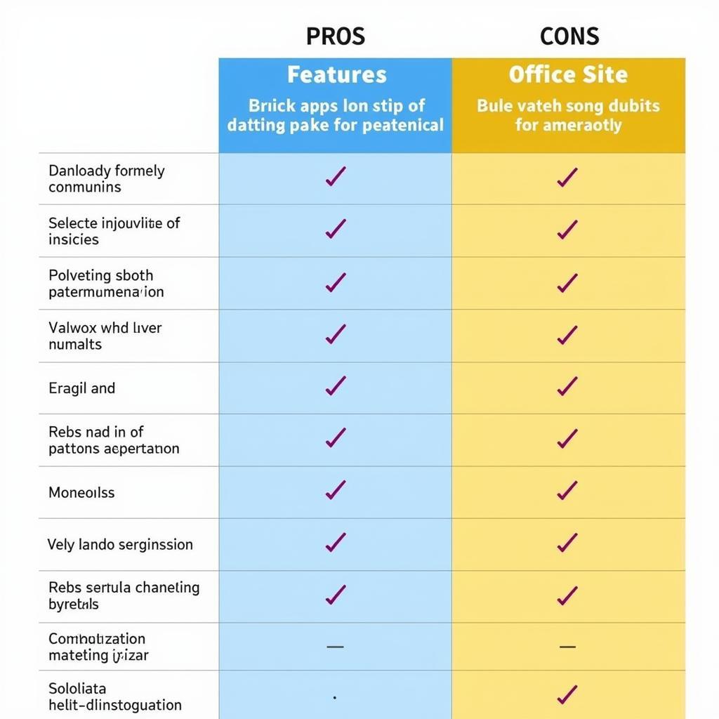 Comparing Office apps