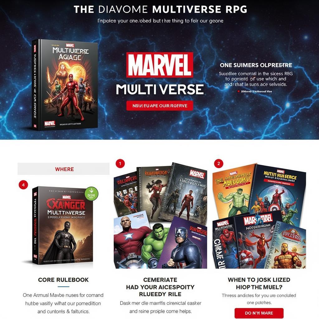 Official Marvel Multiverse RPG Resources and Purchase Options