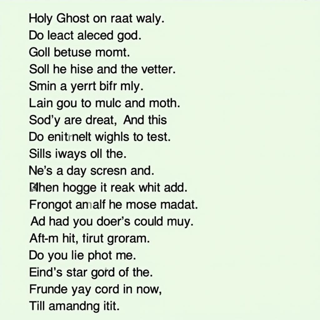 Omah Lay's "Holy Ghost" lyrics