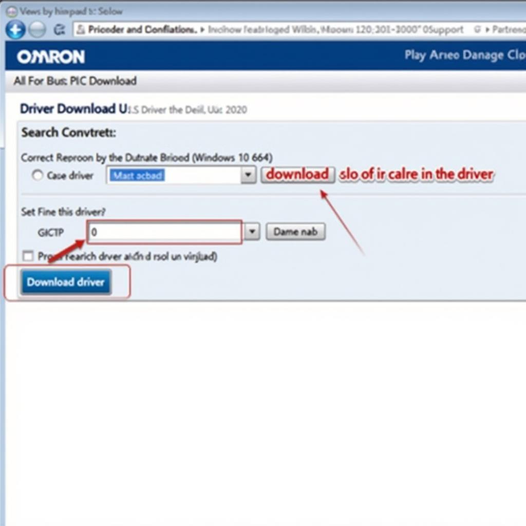 Downloading Omron PLC USB Driver