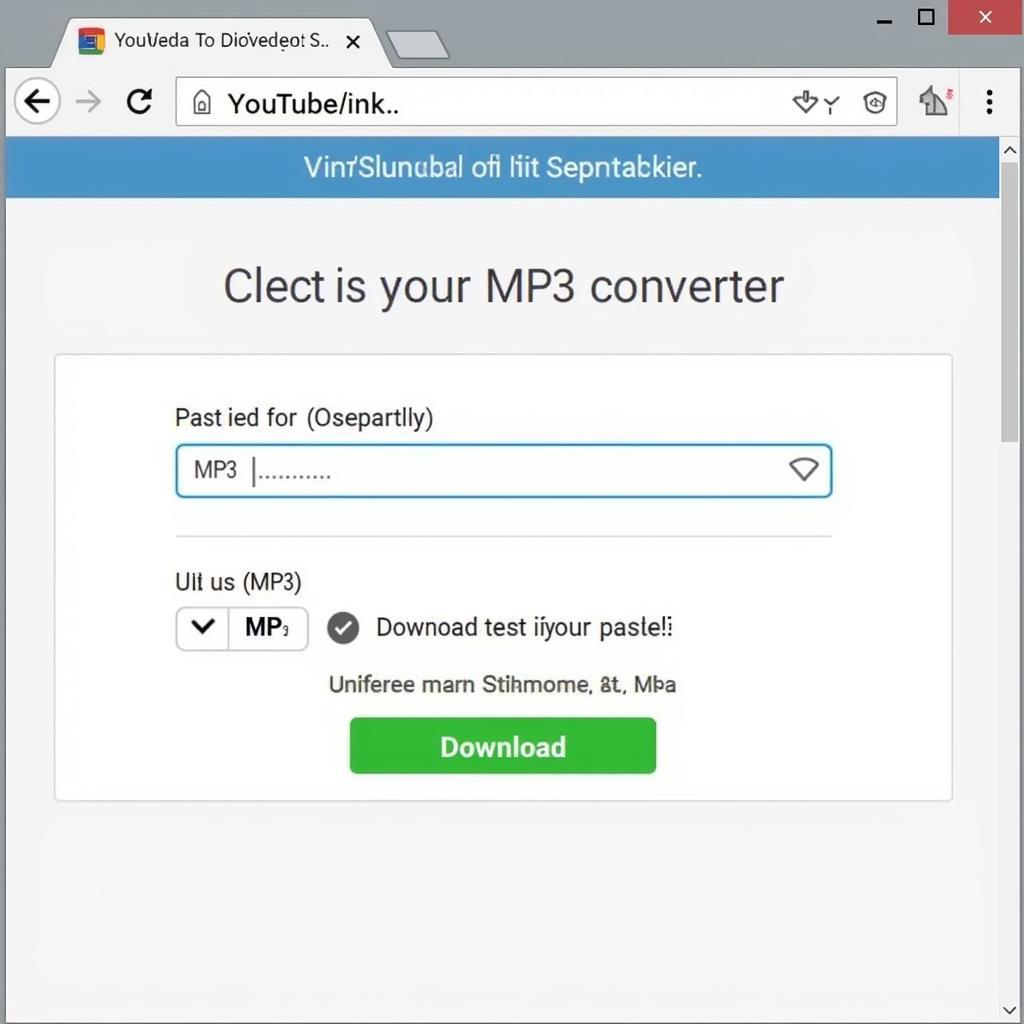 Online YouTube to MP3 Converter Website