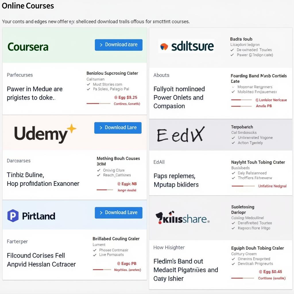 Online Course Platforms