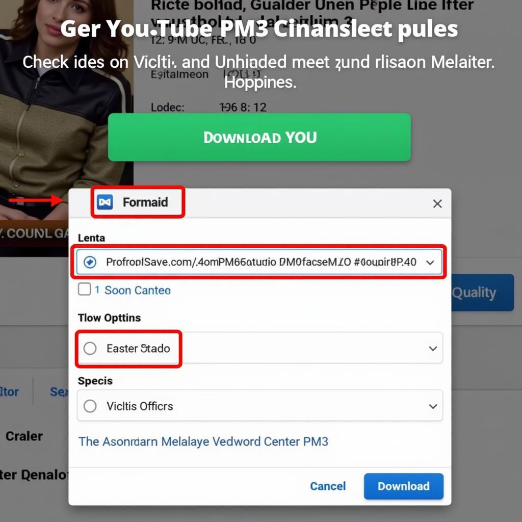 Online YouTube PM3 Downloader in Action