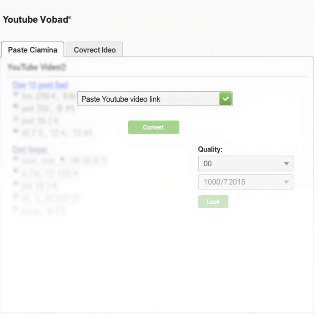 Online YouTube to MP3 Converter interface