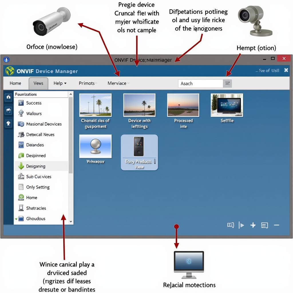 ONVIF Device Manager Interface