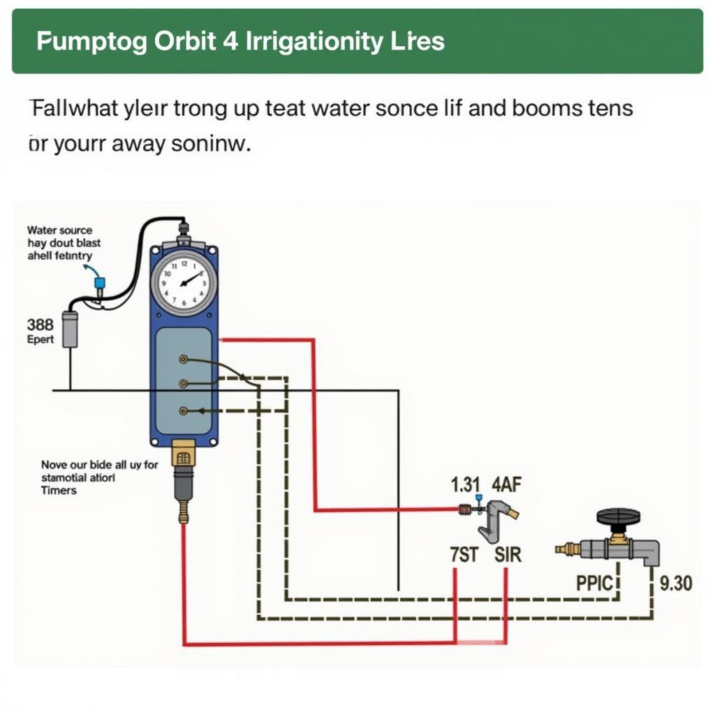 Orbit 4 Station Timer Connection Diagram