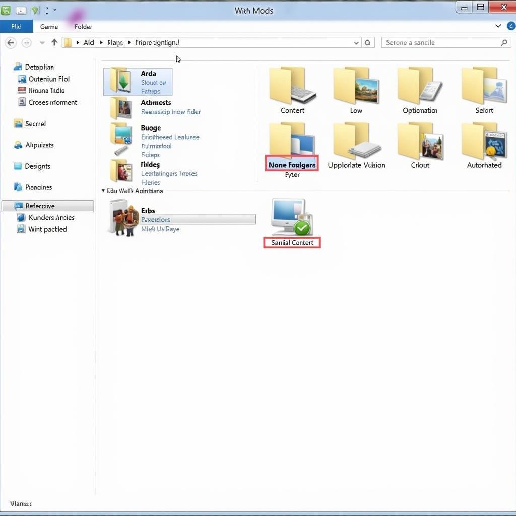 Organized Sims 4 Mods Folder