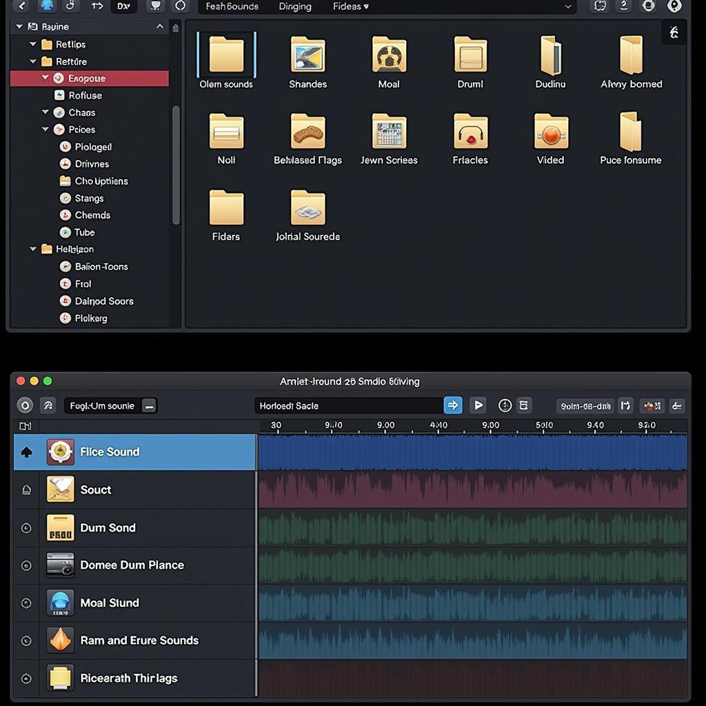 Organizing and Processing Drum Sounds in a DAW