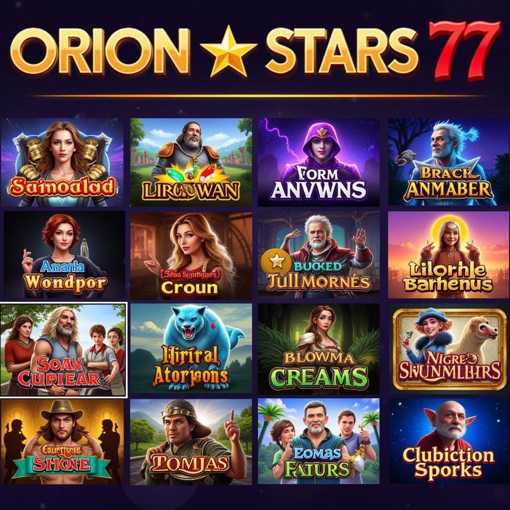 Orion Stars 777 Slot Games