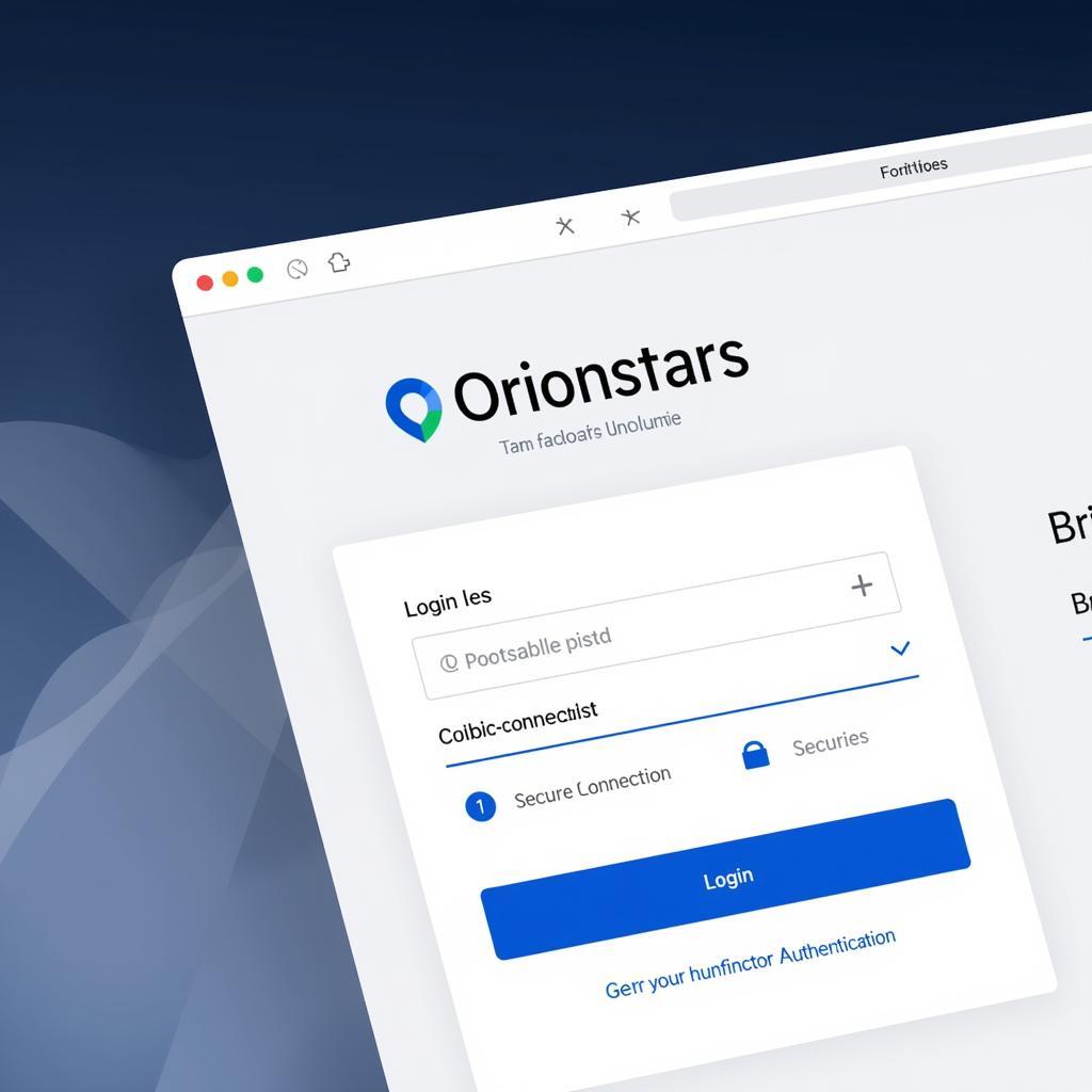 Orionstars Secure Login