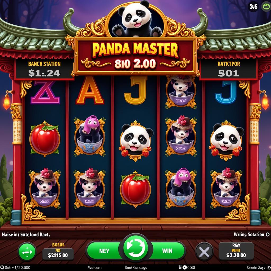 Panda Master Gameplay Screenshot