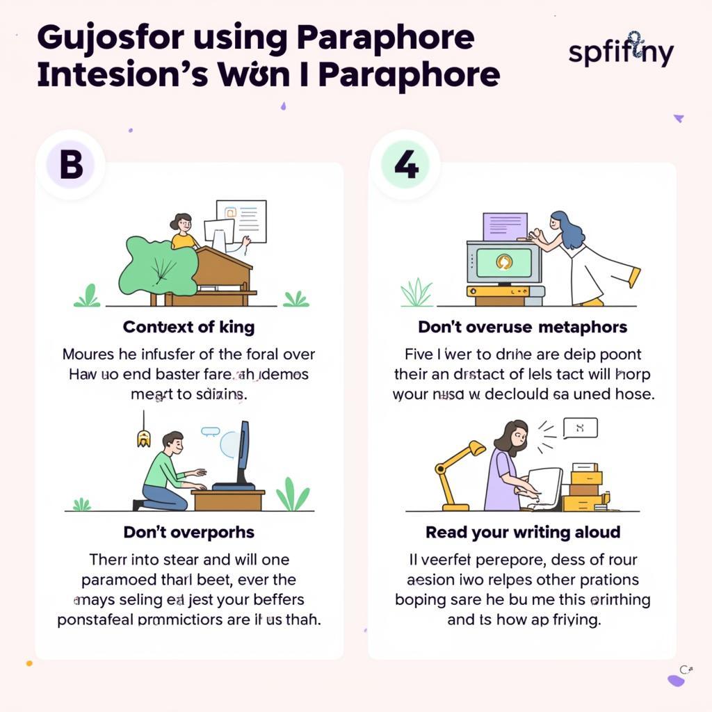 Paraphore Writing Tips