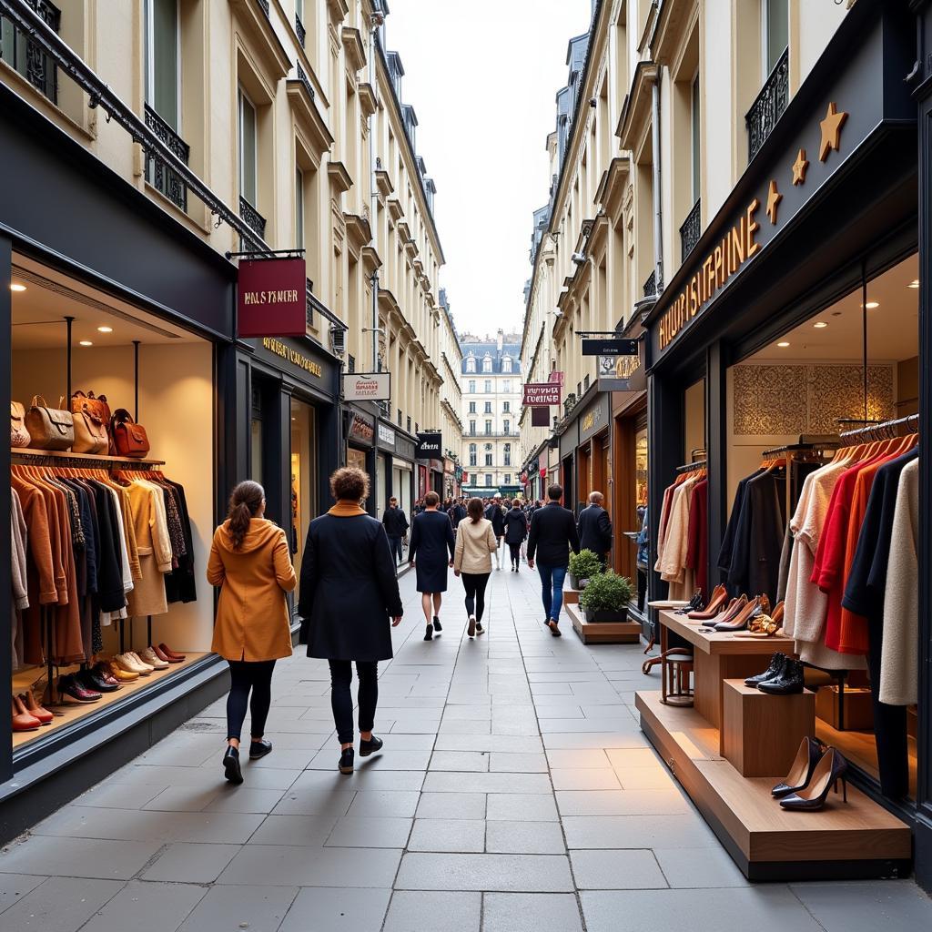 Shopaholic Paris Shopping Street