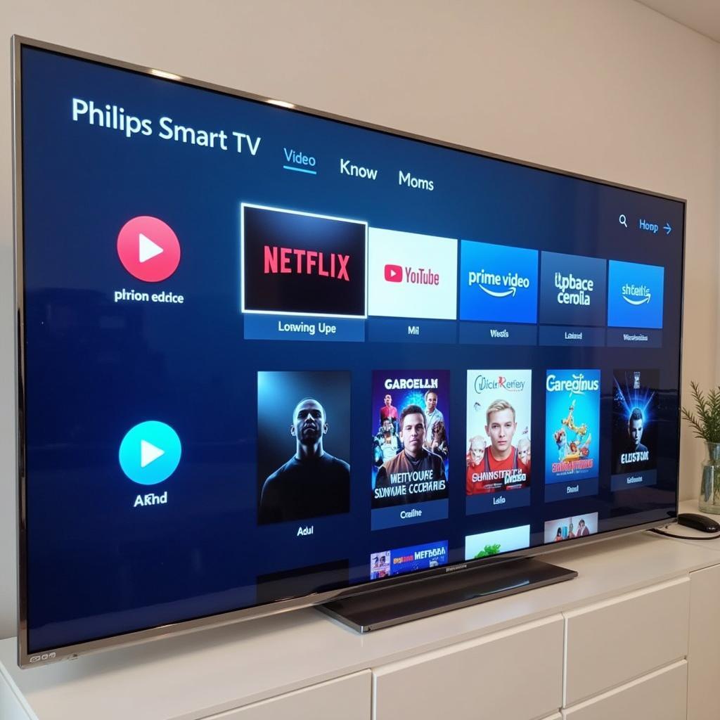 Philips Smart TV Home Screen