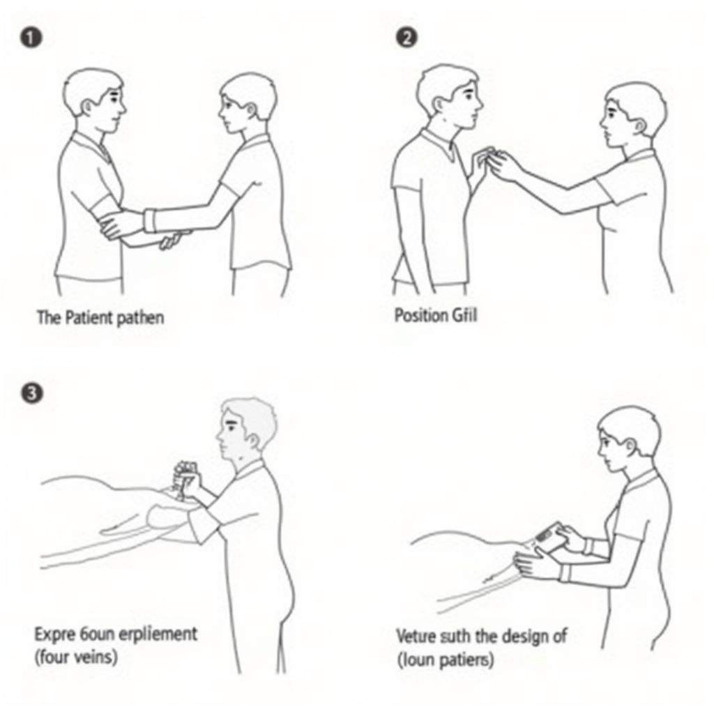 Illustration of Proper Phlebotomy Procedure