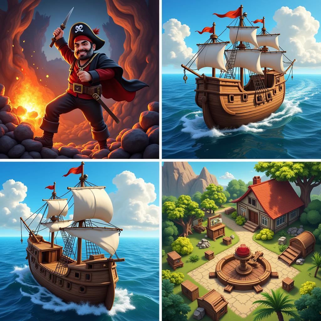 Mobile pirate game genres