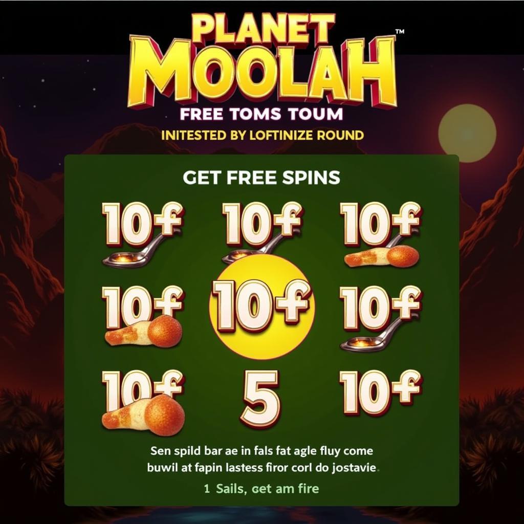 Planet Moolah Free Spins Bonus Round