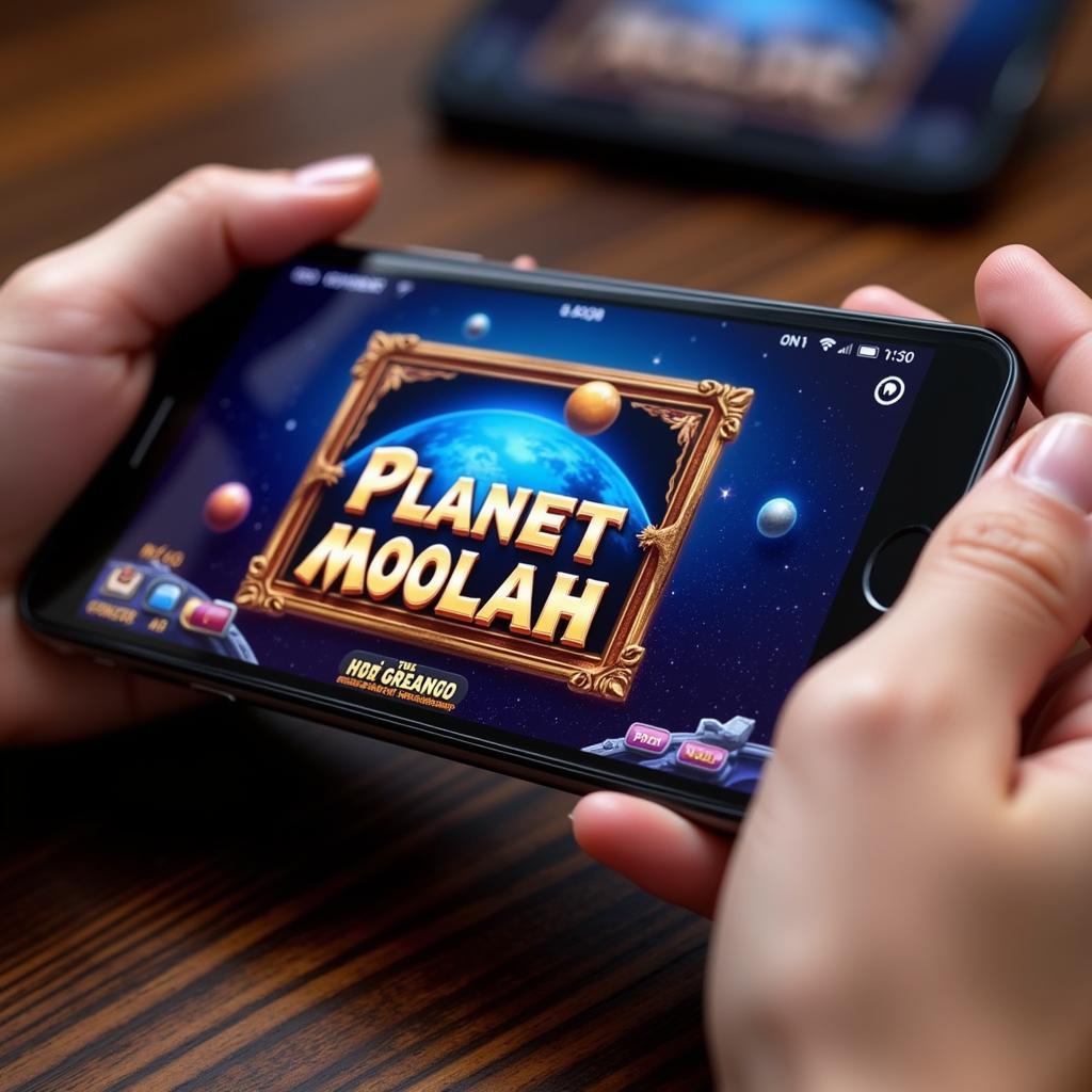 Playing Planet Moolah on Mobile