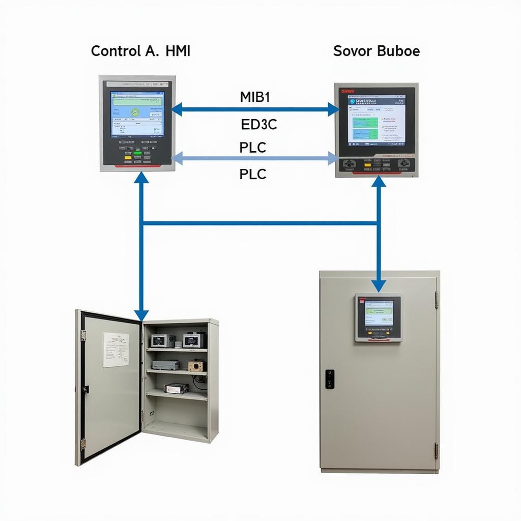 PLC Connected to PanelView