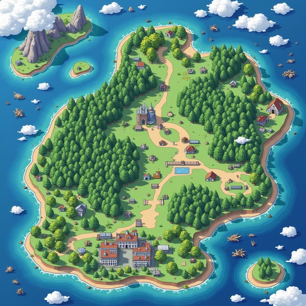 Pokemon Black and White World Map