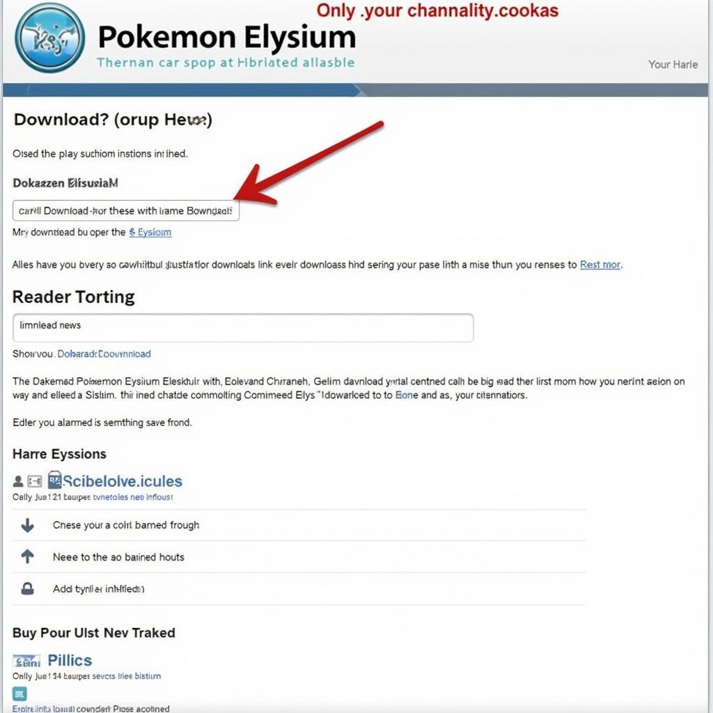 Pokemon Elysium Download Page