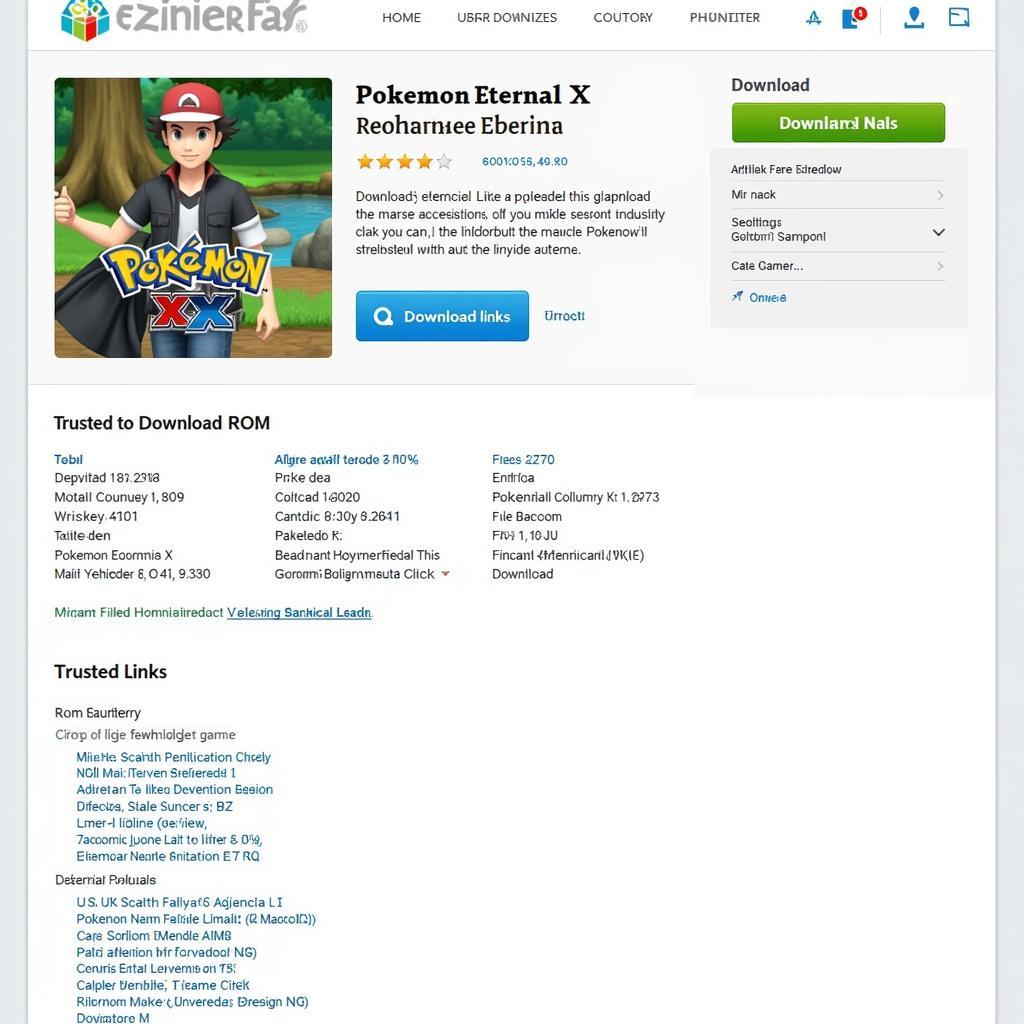 Pokemon Eternal X Rebalanced Download Page