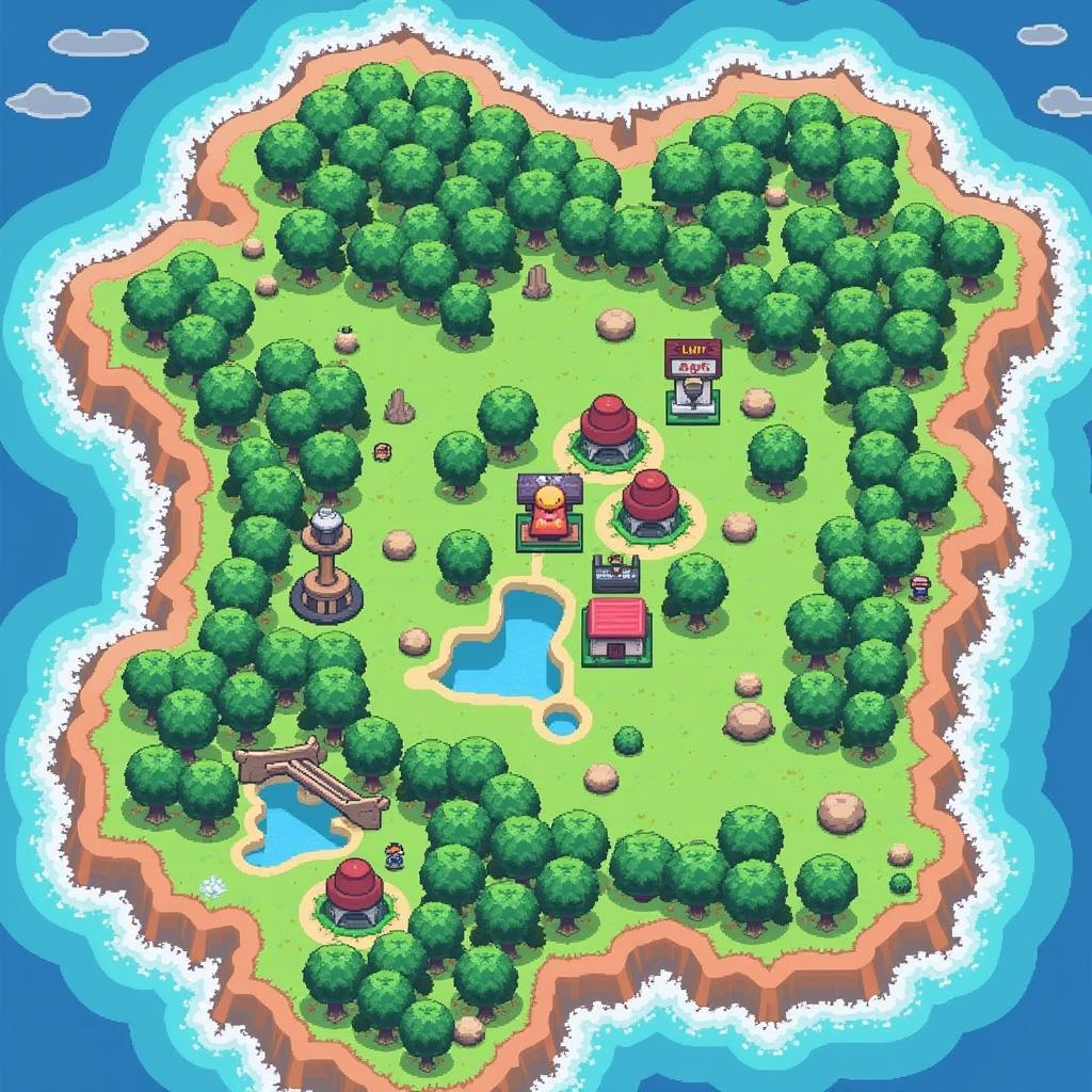 Pokemon Radical Red World Map