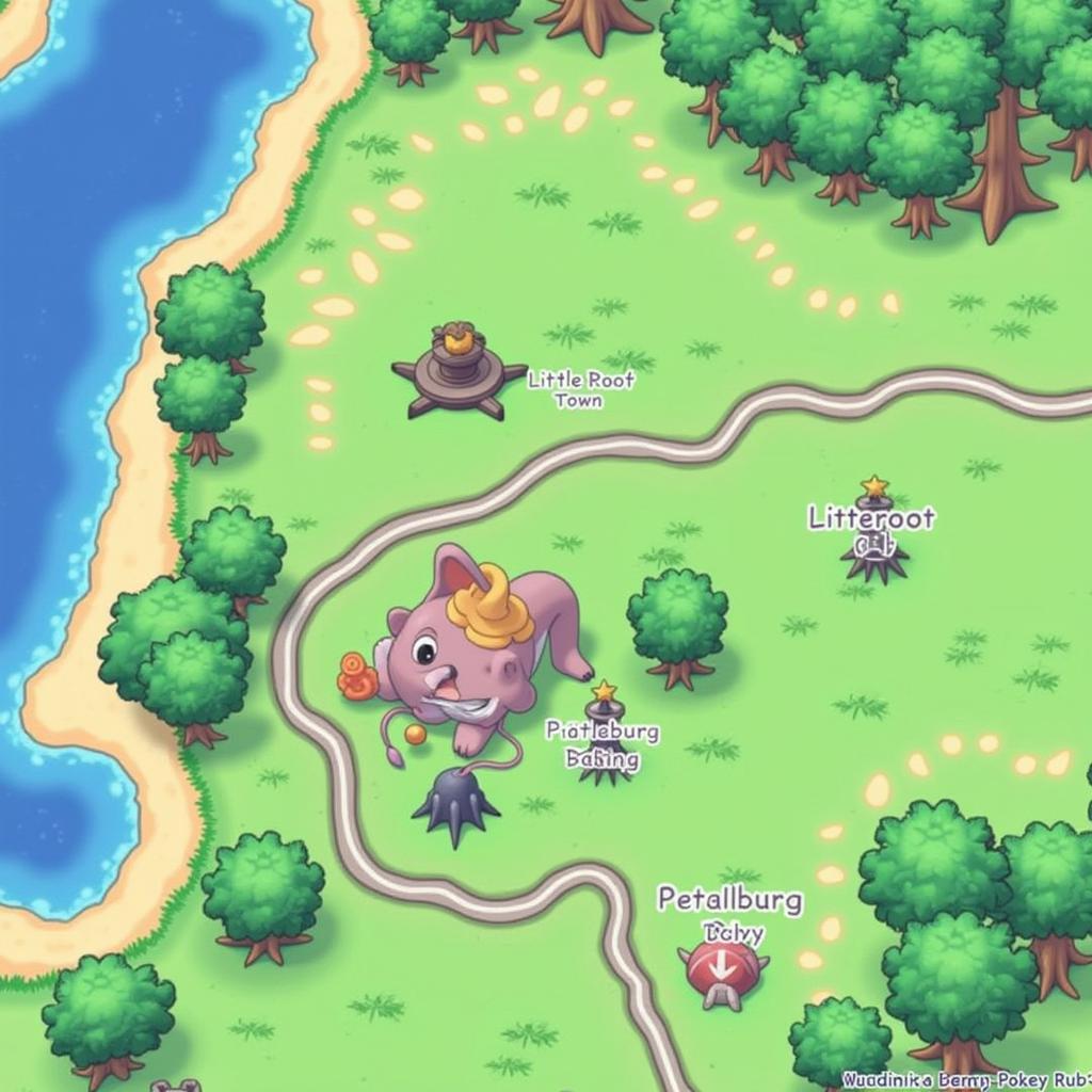 Pokemon Ruby Map Features