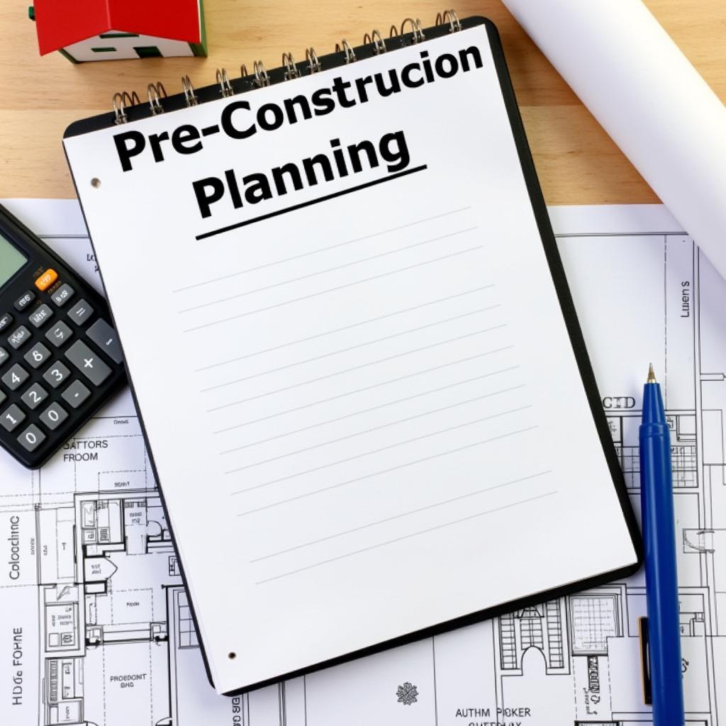 home building pre-construction planning