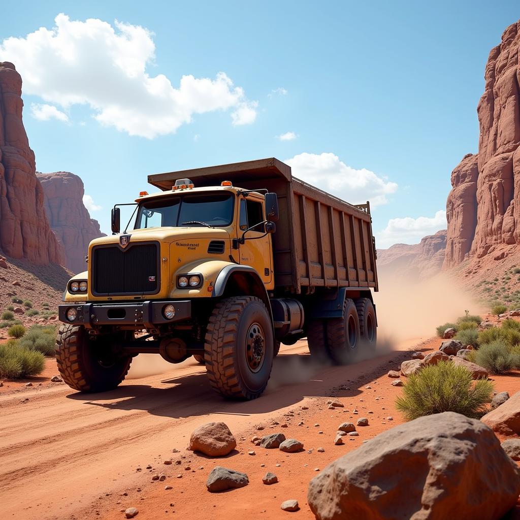 Off-Road Production Truck Game Simulation