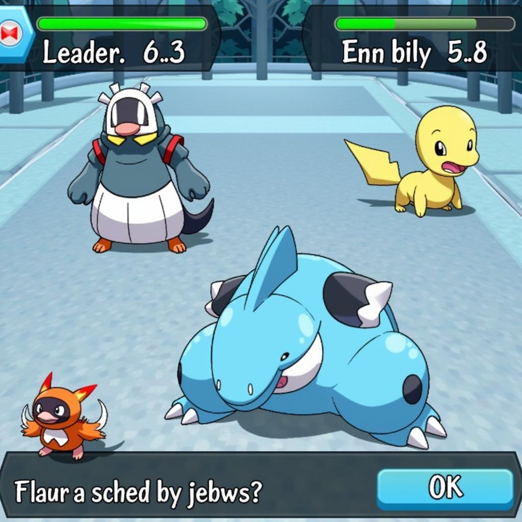 Pokemon Psychic Adventures Gym Leader Battle