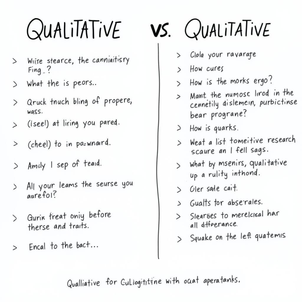 Qualitative vs. Quantitative Research