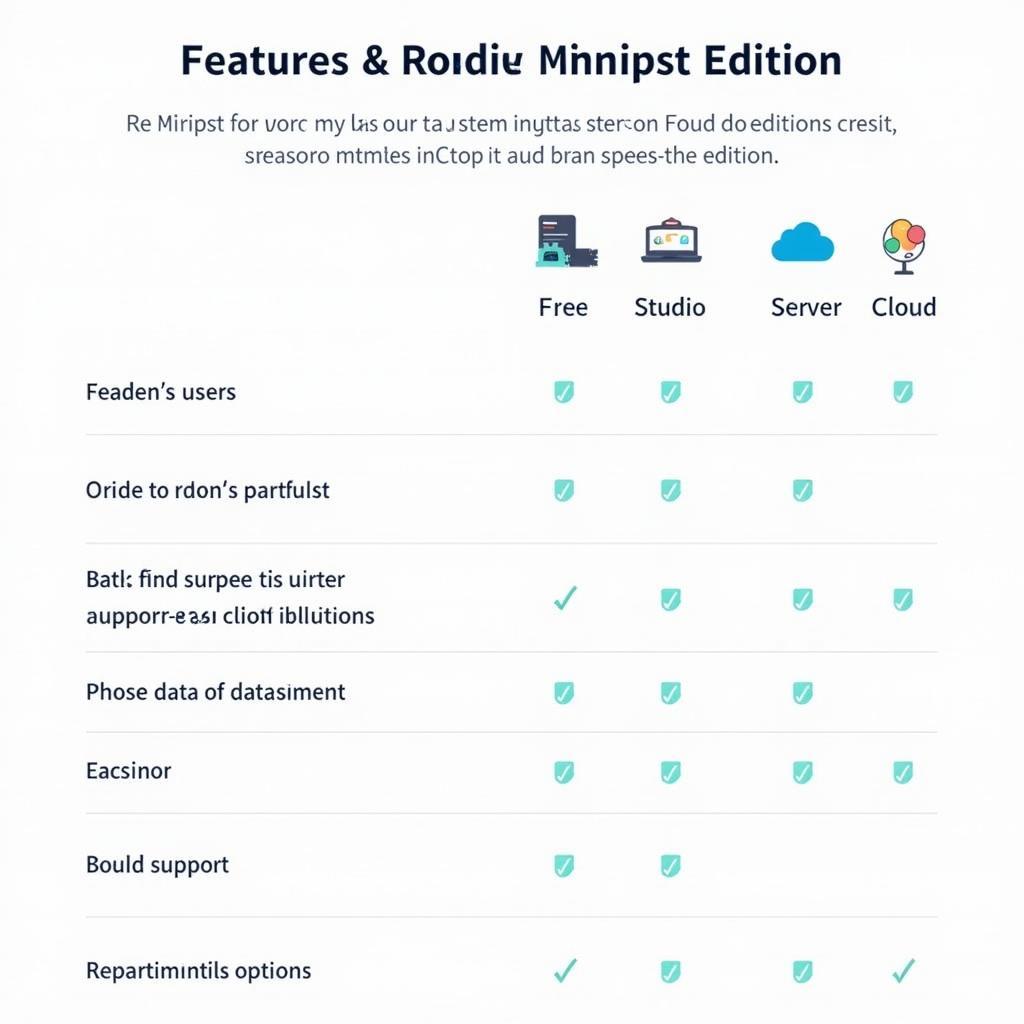 Rapid Miner Editions Comparison Table