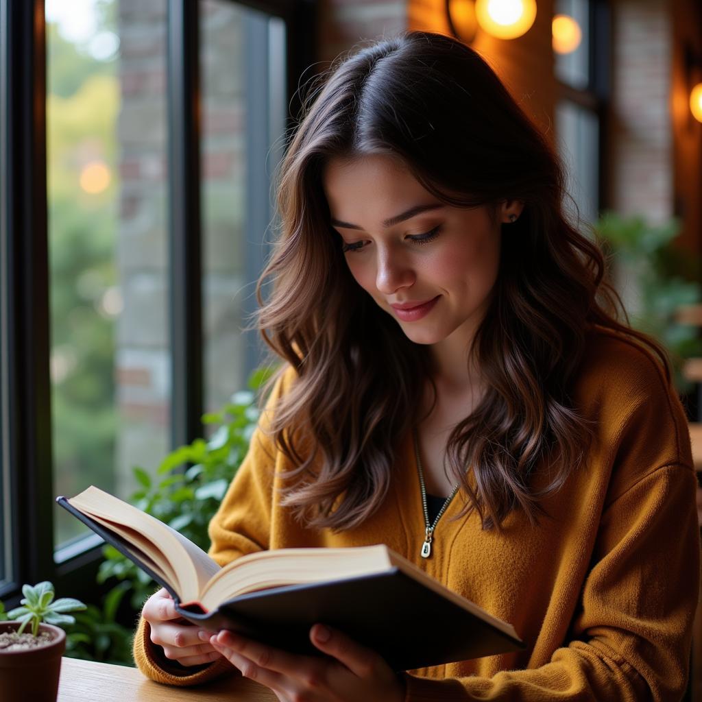 Woman Reading David Diga Hernandez Book