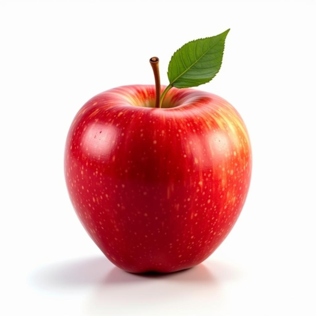 3D model of a red apple