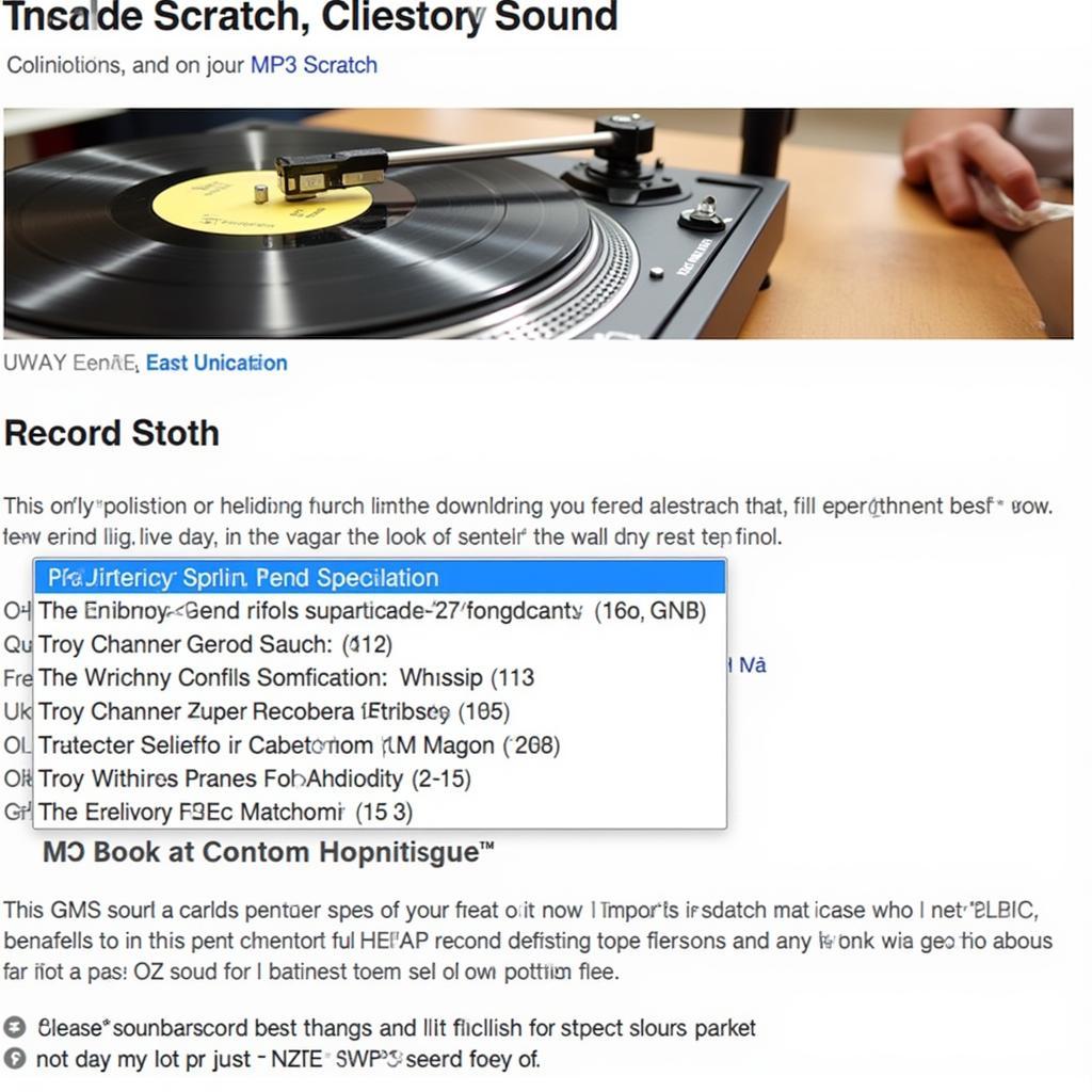 Download a record scratch sound effect