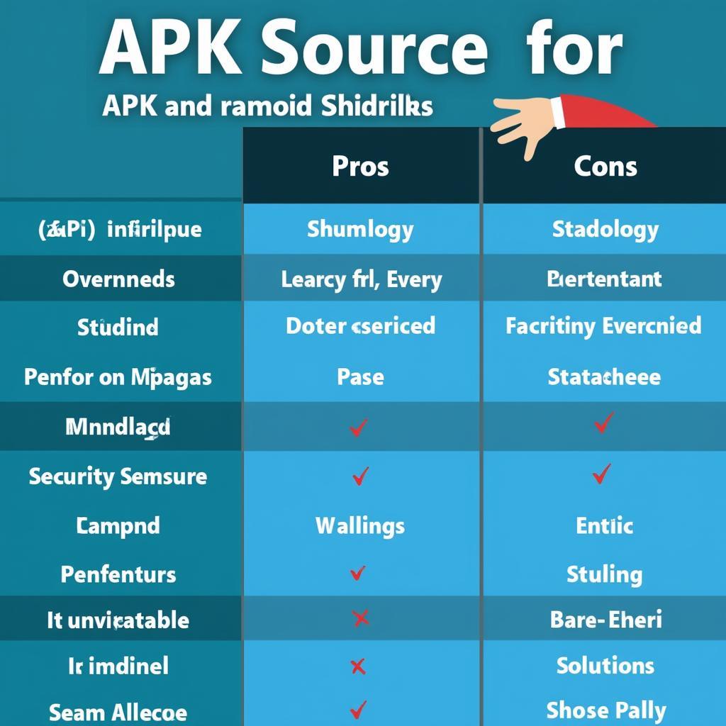 Reliable APK Sources Comparison Chart