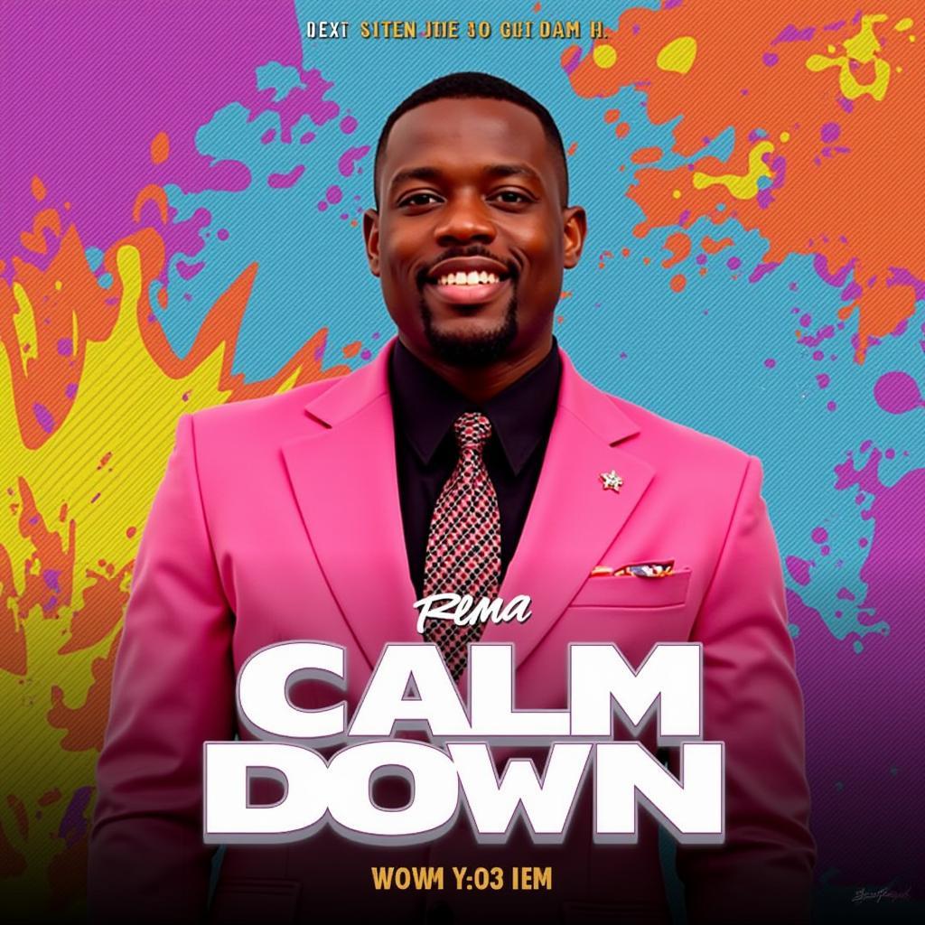 Rema Calm Down single artwork