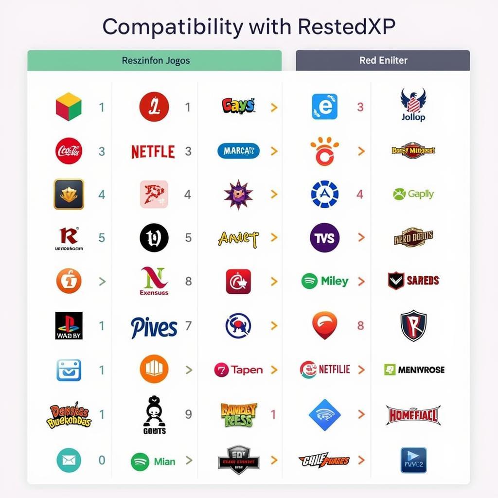 List of restedxp compatible games