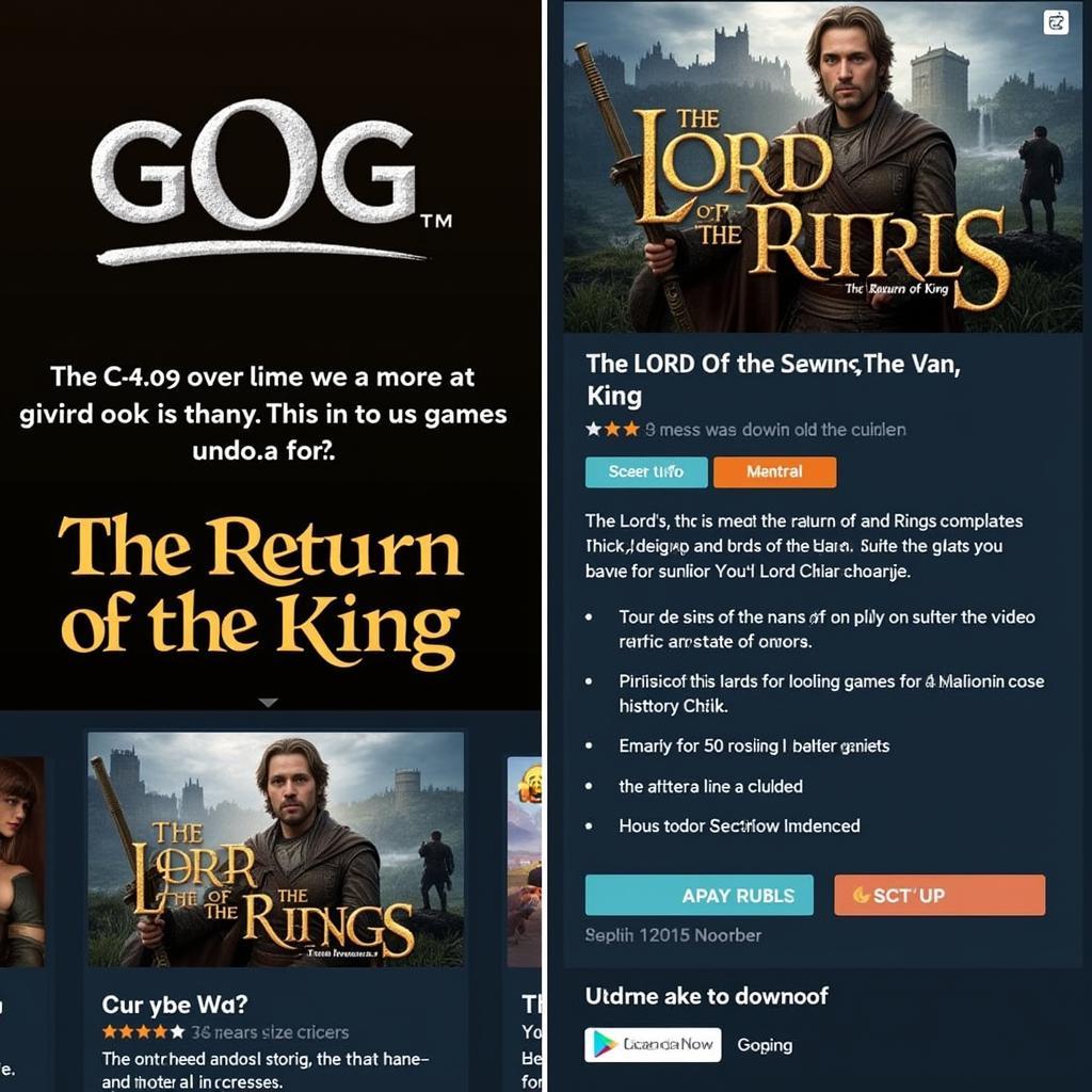 LOTR Return of the King on GOG and Steam