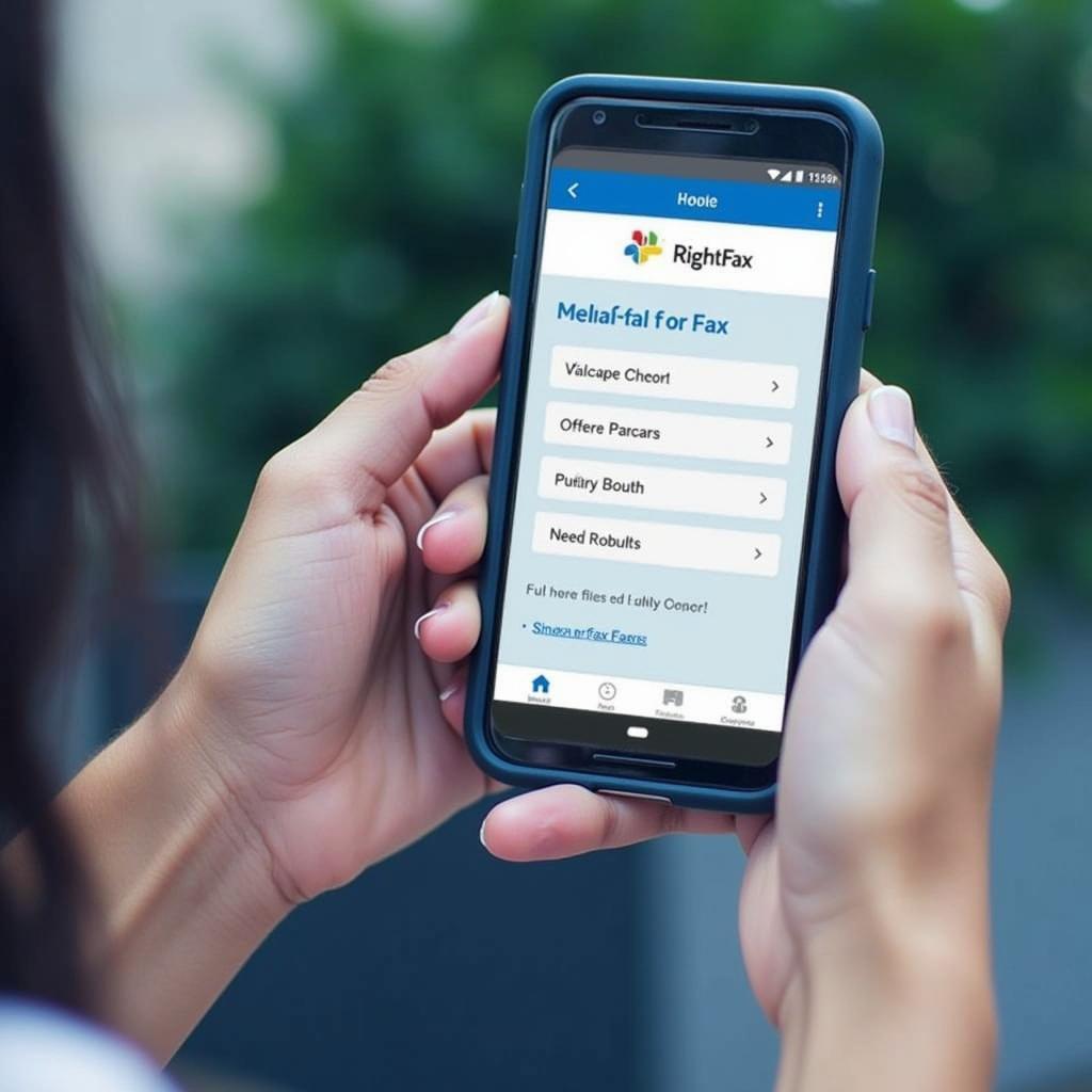 RightFax Mobile App