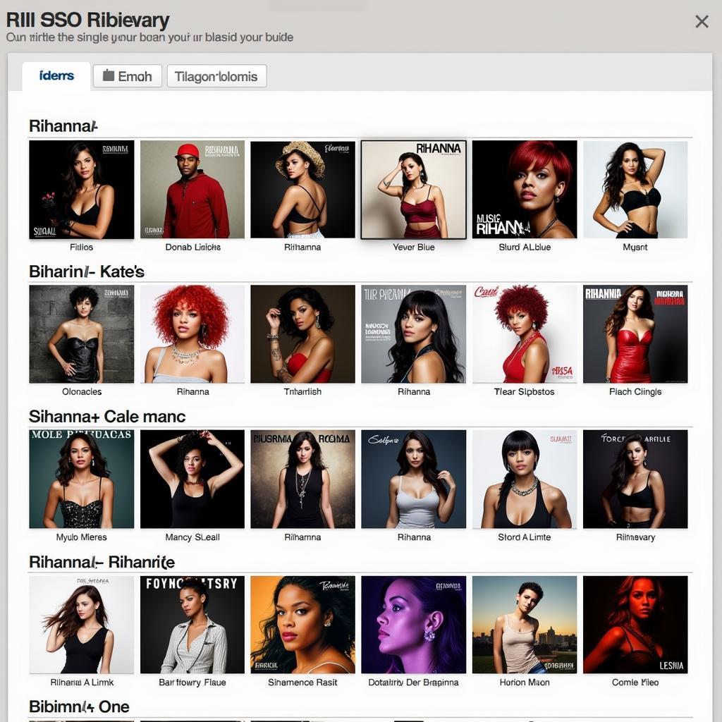 Rihanna Music Library