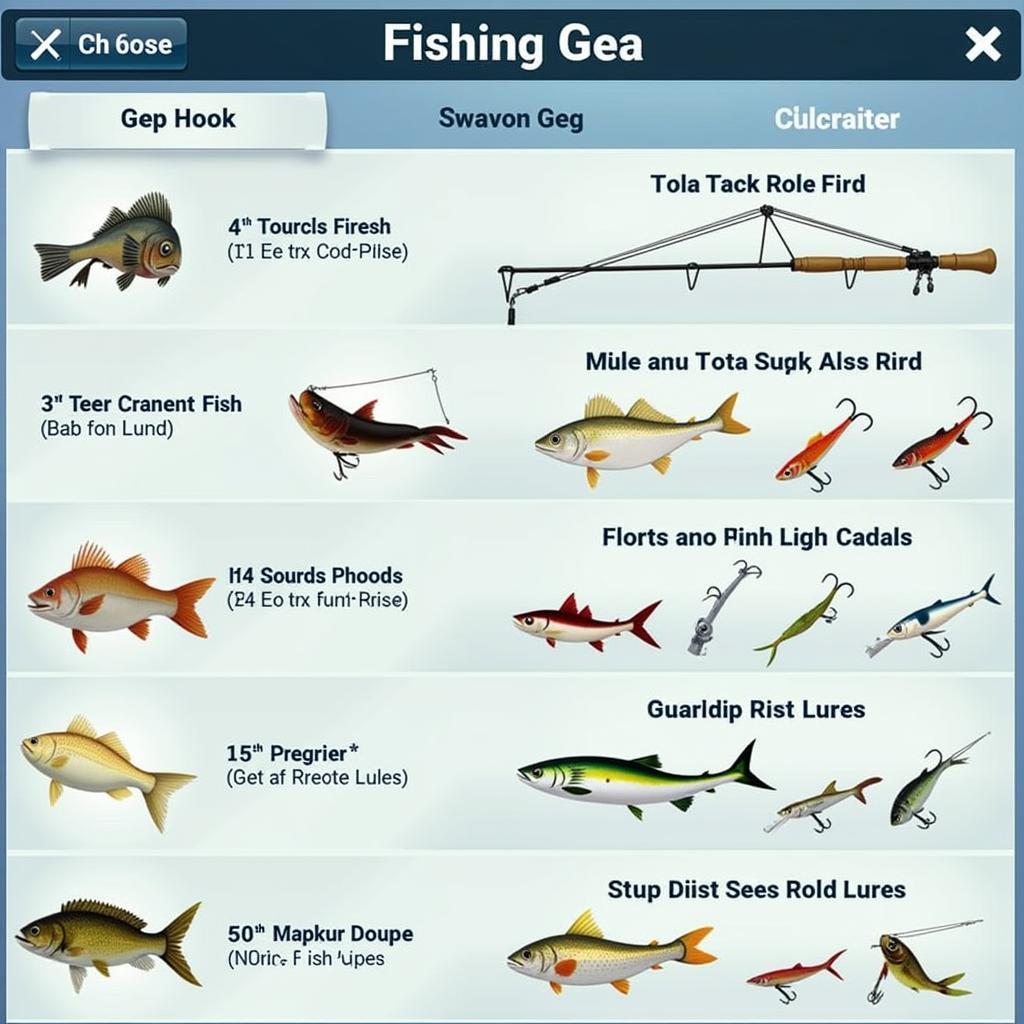 River Monster Apk Fishing Gear Selection