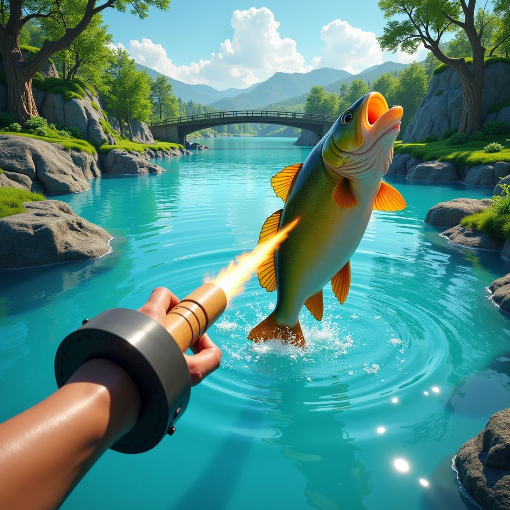 River Monster Gameplay Screenshot