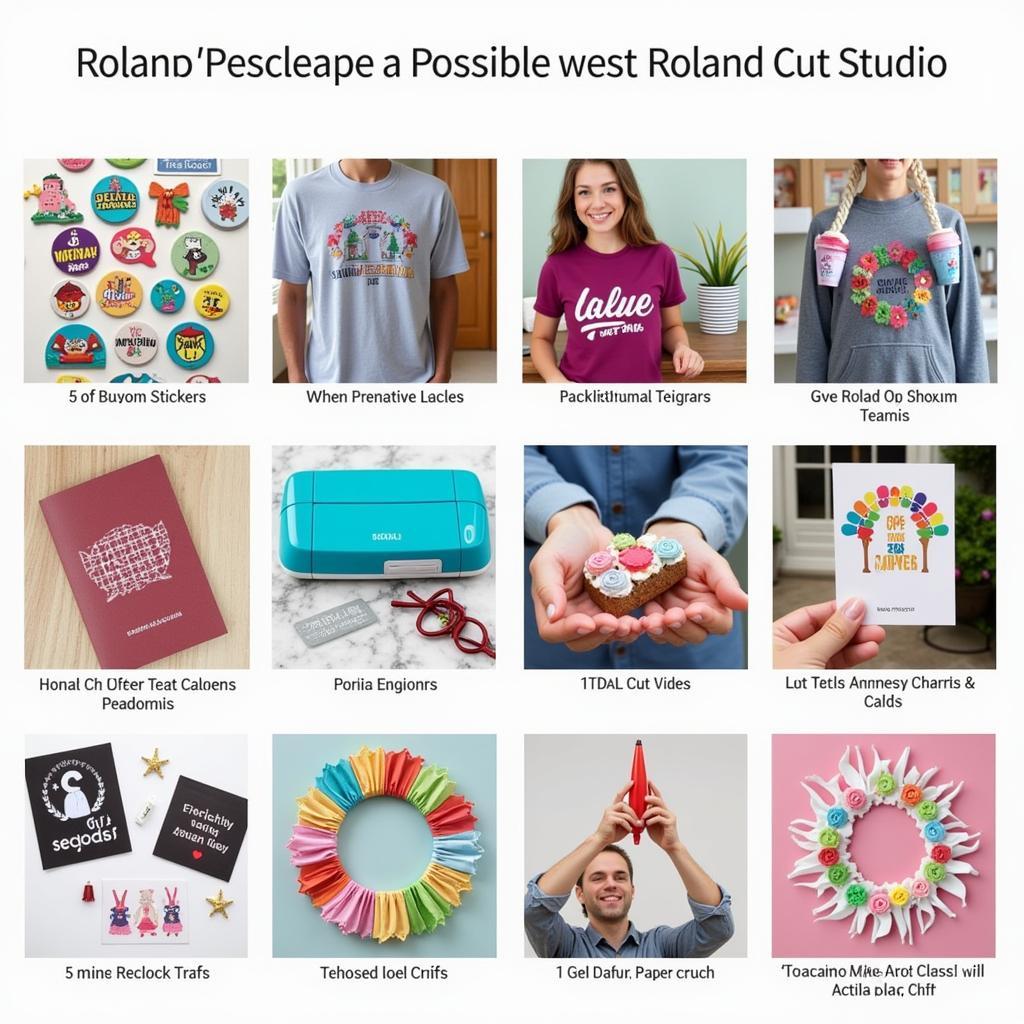 Roland Cut Studio Project Examples