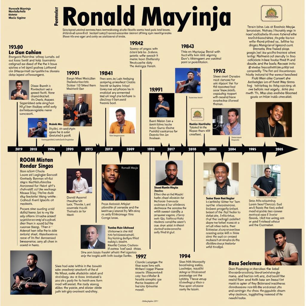 Ronald Mayinja's Musical Journey Through the Years