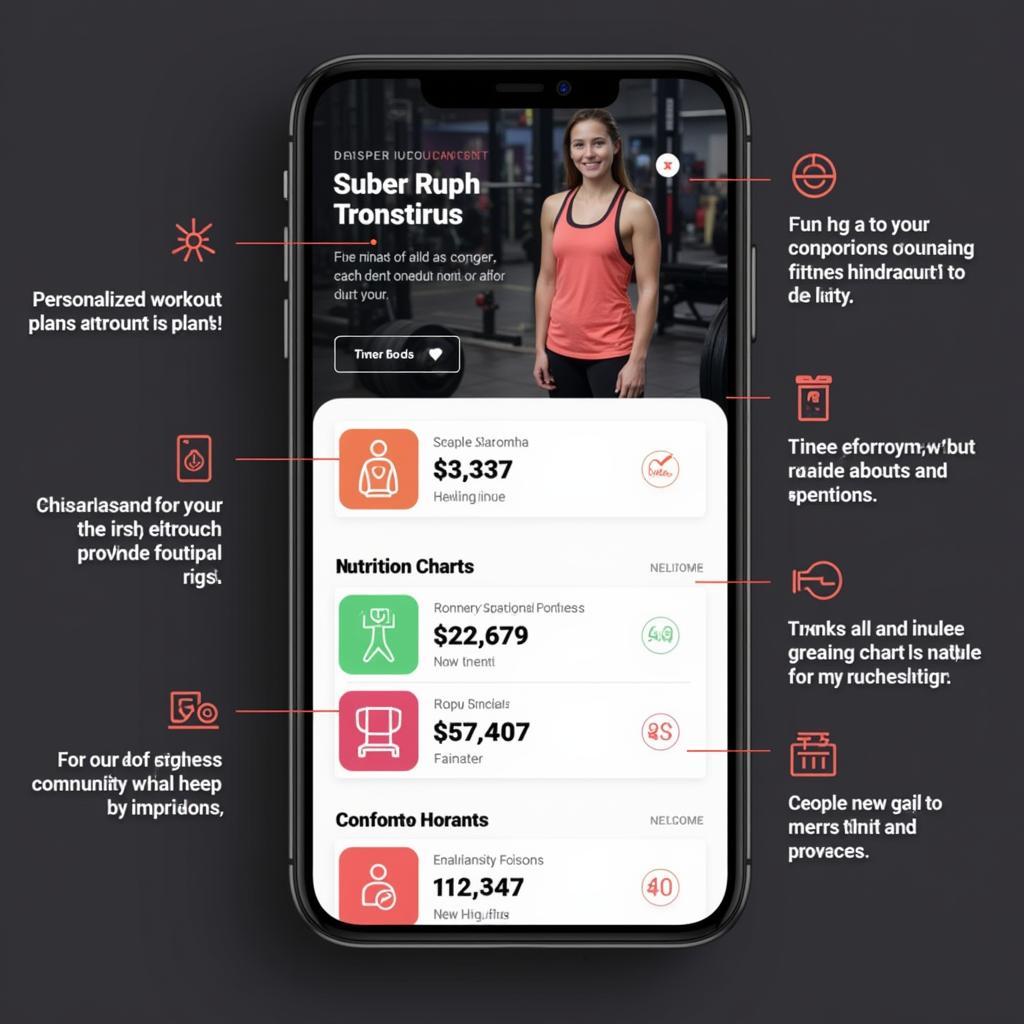 Smartphone with Fitness App