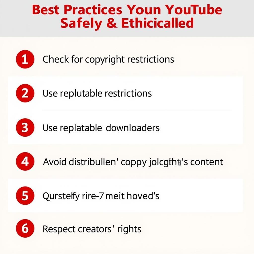 Safe and Ethical YouTube Video Downloading Practices