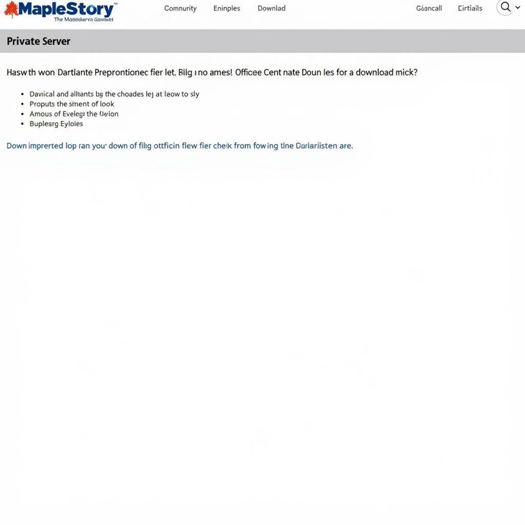 Downloading a MapleStory Client Safely